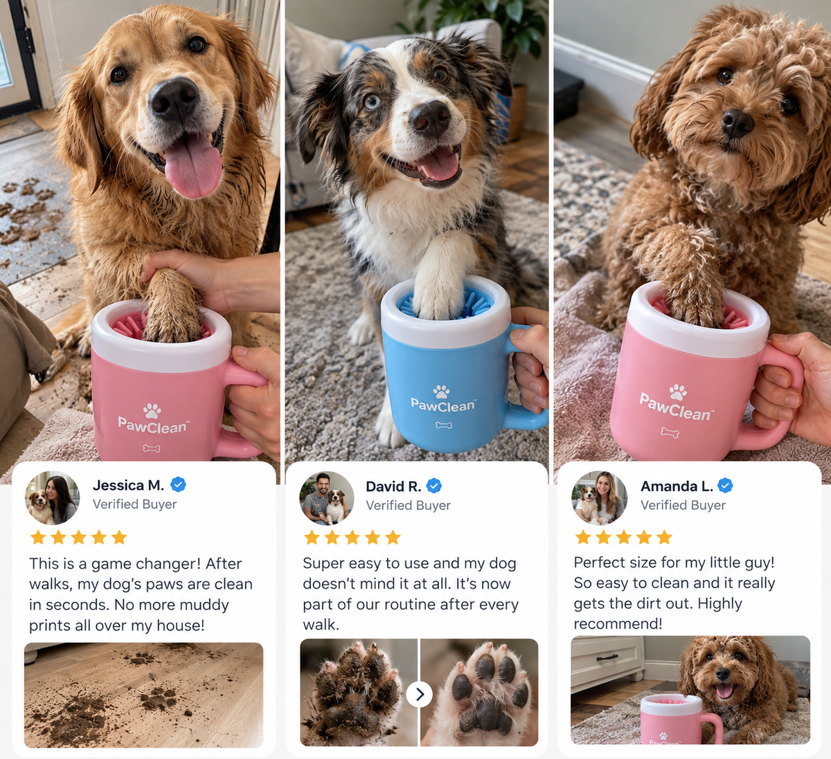 PawClean — Automatic Dog Paw Cleaner